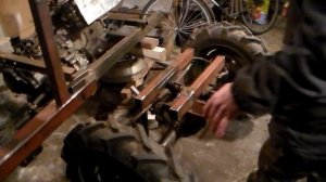 Передний ведущий мост для самодельного минитрактора