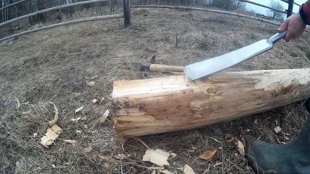 большая стамеска из рессоры , !!!!Изготовление плотницкой стамески. СТАМЕСКА В ДЕЛЕ! смотреть онлайн
