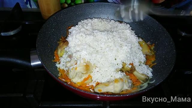 Вкусный плов с курицей??узбекский плов, пальчики оближешь? смотреть онлайн