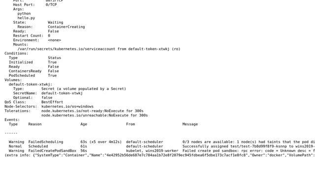Problems running windows worker node in kubernetes cluster - mismatched operating system? смотреть онлайн