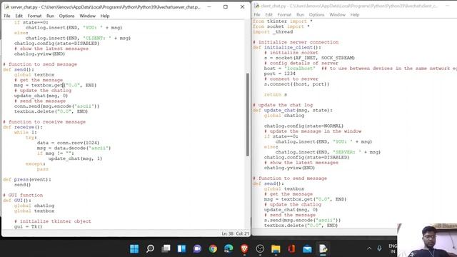 chat application gui using python смотреть онлайн