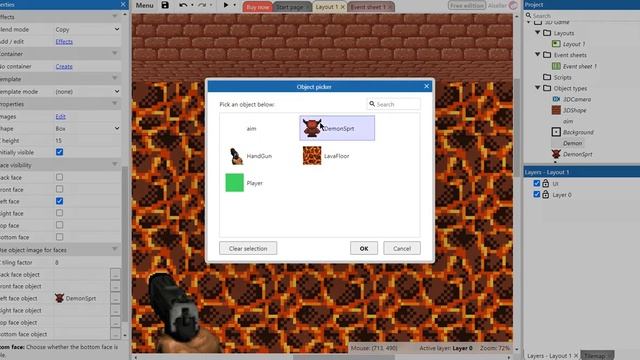 3D Shooter in Construct 3 смотреть онлайн