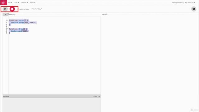 Creative Coding p5 js 0102 p5 Editor смотреть онлайн