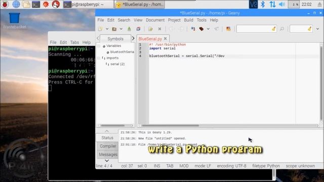 How to communicate between Raspberry and Arduino over Bluetooth смотреть онлайн