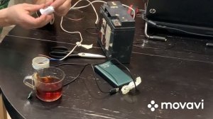 Как на рыбалке зарядить телефон от 12 в аккумулятора .