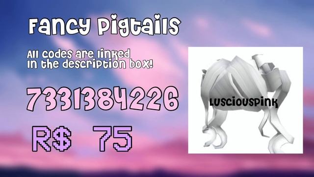 Long White Hair Codes for ROBLOX/BLOXBURG смотреть онлайн