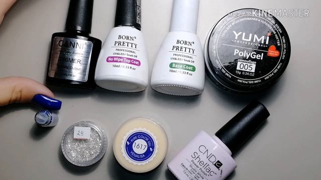 Работа на себе. Маникюр на обеих руках. Born Pretty/ Venalisa/ Дизайн блестки смотреть онлайн