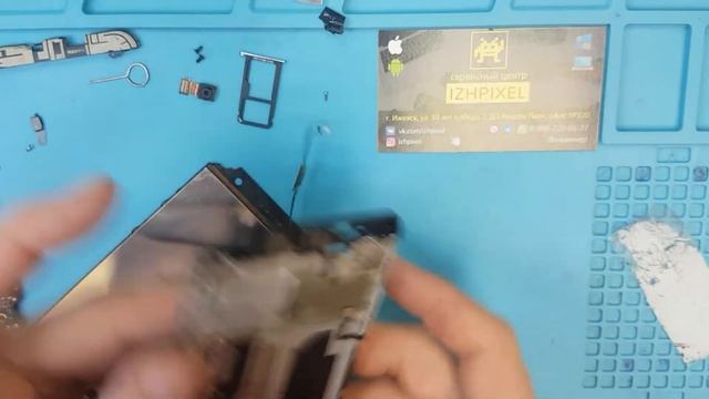 ZTE blade v8 замена дисплея дисплейного модуля, тестовое видео смотреть онлайн