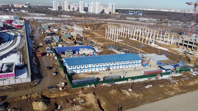 Строительство улично-дорожной сети и индустриального парка в Руднево смотреть онлайн