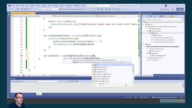 Basic authentication: How to add in ASP.NET Core смотреть онлайн