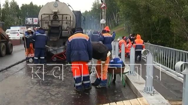 Ремонт Мызинского моста вышел на финишную прямую смотреть онлайн