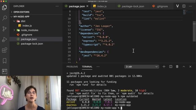 How to update your Node.js dependencies [10 of 26] | Node.js for Beginners смотреть онлайн