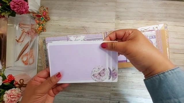 Lavender Scrapbook Album from Stamperia Provence Collection #scrapbooking #scrapbookingalbum #asmr смотреть онлайн