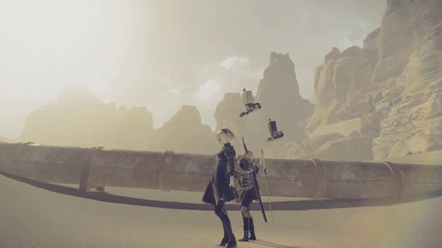 NieR: Automata - Actual gameplay From E3 (PS4, 1080p) смотреть онлайн