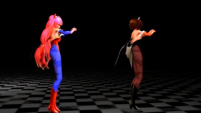 【MMD】Chocolate Cream【ルカ＆メイコ】 sm38957894 смотреть онлайн