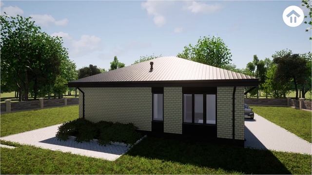 Облет дома проект СП-27 от СК Калуга-Стройдом смотреть онлайн