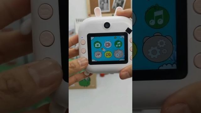 Bunny Kids Digital Camera Printer, 24MP Instant Printing, Stimulate Creativity And Cultivate Hobbie