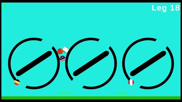 50 Countries Marble Race League Season 27 Day 6/10 Marble Race In Algodoo