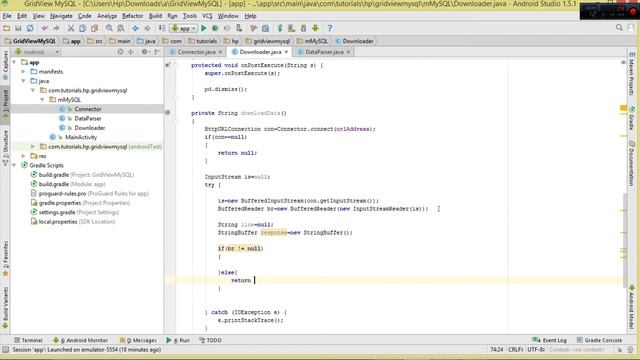 Android MySQL Database Ep.10 : GridView - Select and Show [HttpUrlConnection] смотреть онлайн