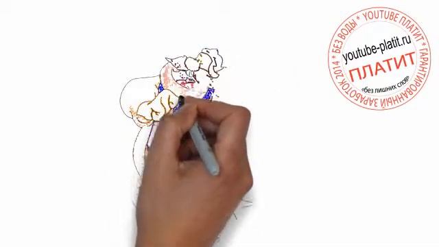 Как нарисовать мышь Ракфора поэтапно простым карандашом за 23 секунды смотреть онлайн