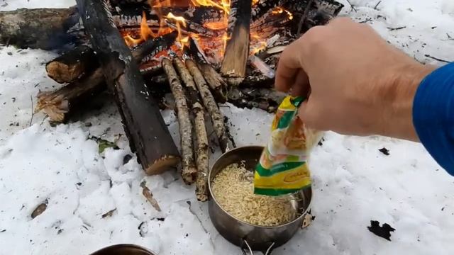 Лесной суп и запечённая Скумбрия....