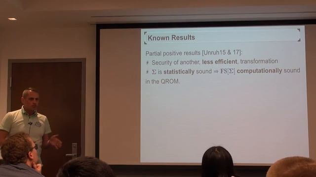 Serge Fehr: Security of the Fiat-Shamir Transformation in the Quantum Random Oracle Model смотреть онлайн