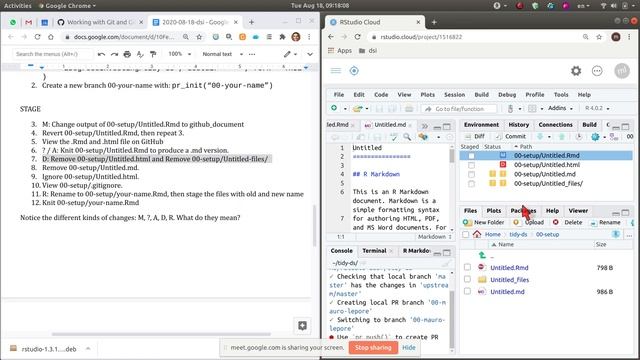 Working with Git and GitHub from RStudio (part 1) смотреть онлайн