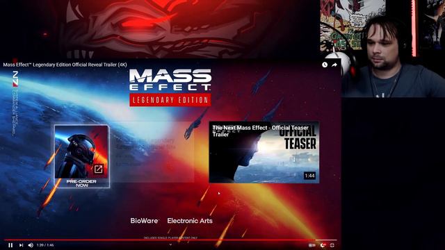 Mass Effect Legendary Edition Official Reveal Trailer - Reaction!! смотреть онлайн
