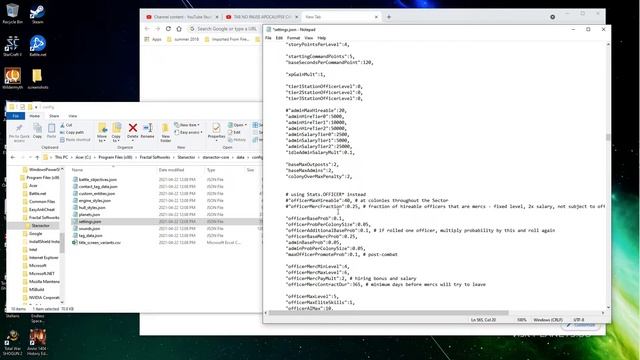 Starsector - tweaking the settings.json смотреть онлайн