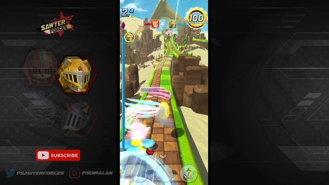 Sonic Forces Speed Battle: Knights Gameplay - Sir Excalibur, Sir Lancelot, Sir Percival, Sir Gawain смотреть онлайн