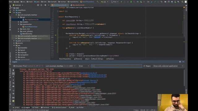 Live Coding: Building an Android app using NASA API (Part 5) смотреть онлайн