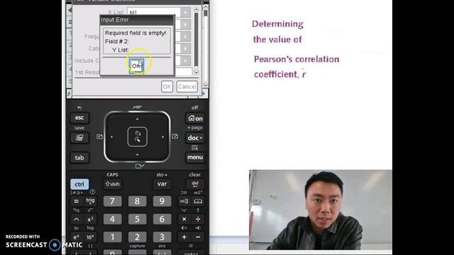 Pearson's Correlation coefficient r смотреть онлайн