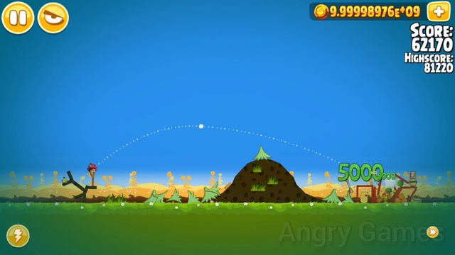 Angry Birds Seasons ThanksGiving 3 Stars Level 63 - The Pig Days смотреть онлайн