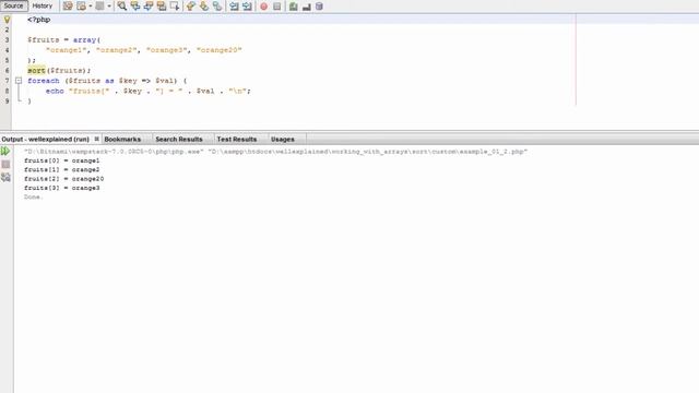 Learn PHP 7 - Arrays #5 - sort() function (part 2) смотреть онлайн