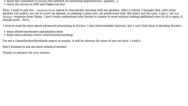DevOps & SysAdmins: Configure iptables to secure a server running Docker containers смотреть онлайн