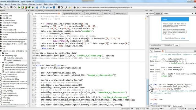 Tensorboard- Tutorial on Generating and visualizing Embedding for our own data and features. смотреть онлайн