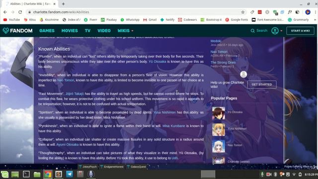 Making a Charlotte Anime Game - Getting the abilities (Part 1) смотреть онлайн