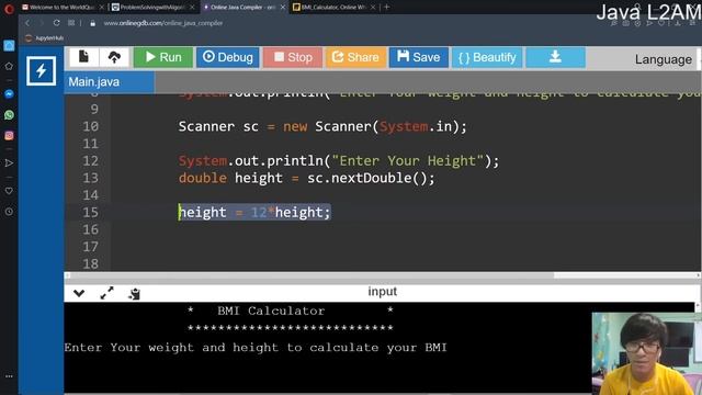 Day#7 Java L2AM BMI Calculator смотреть онлайн