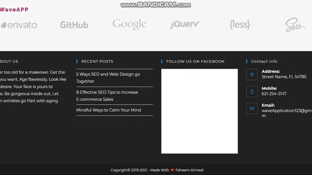 Wave APP WordPress Website смотреть онлайн