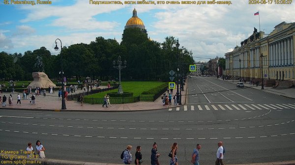 Санкт-Петербург онлайн обзорная веб-камера