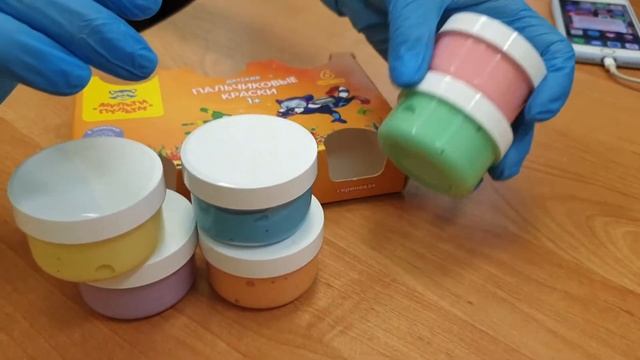 Краски пальчиковые 6цв 60мл Мульти Пульти ПК 10240 Морские приключения Енота, 1+ смотреть онлайн