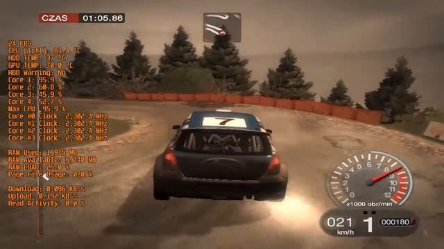 Laptop HP Pavilion G6 Colin McRae Dirt: Bilstein Niemcy