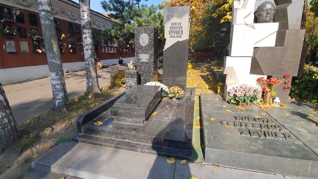 Новодевичье кладбище / свежие и очень необычные памятники !!! смотреть онлайн