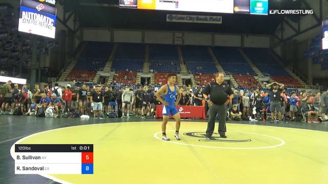 120 Lbs Rnd Of 32 Billy Sullivan Nevada Vs Richard Sandoval California смотреть онлайн
