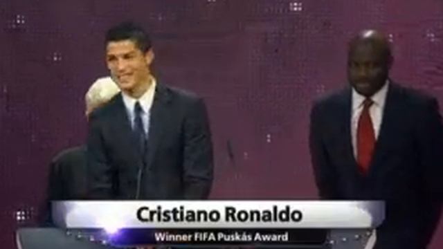 Cristiano Ronaldo talks about his award:FIFA Puskas Award for 2009's "most beautiful goal" смотреть онлайн