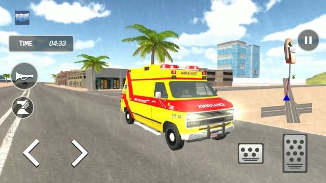 Yellow Ambulance Trucks Simulator - 3 Emergency VANs Driving - Android Gameplay смотреть онлайн