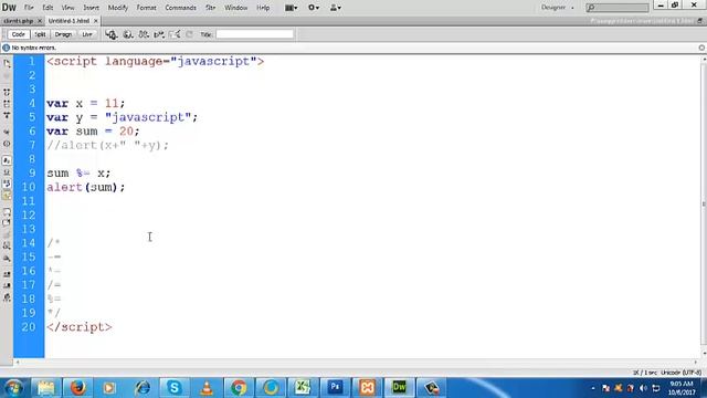 Java Script Assignment Operator Part 2 смотреть онлайн