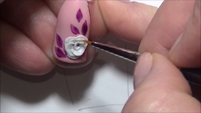 Лепка 4D гелем/ГЕЛЬ-Пластилин/ОБЪЁМНАЯ РОЗА на ногтя/Объемный Дизайн Ногтей смотреть онлайн
