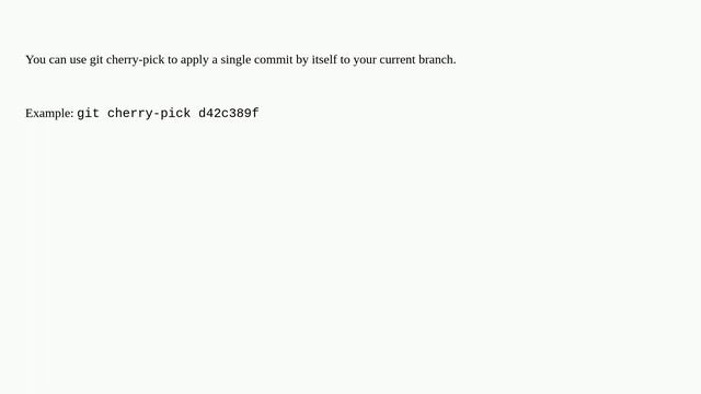 How to merge a specific commit in Git смотреть онлайн