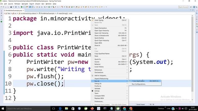 What is PrintWriter in Java ? смотреть онлайн